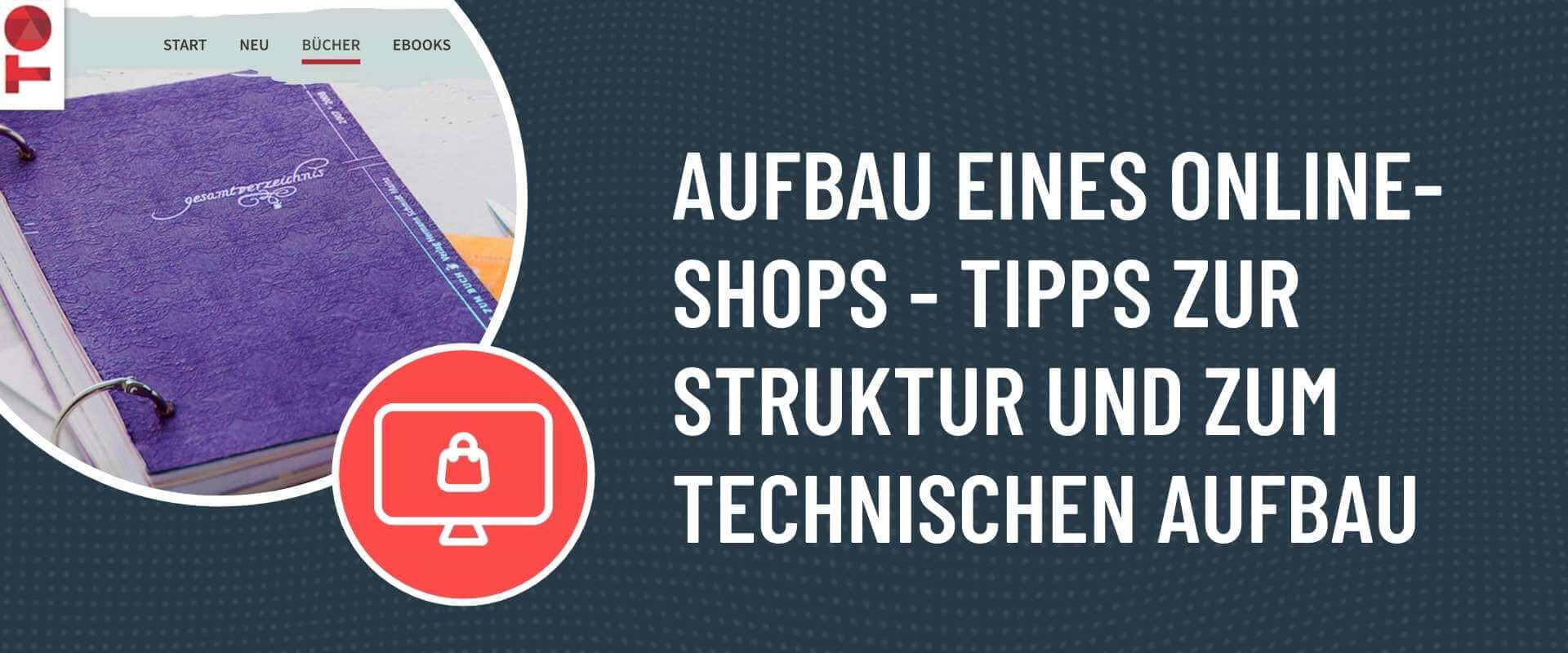 Online-Shop-Aufbau Struktur und technischer Aufbau Website-Ansicht, Bildschirm Icon und Artikel-Überschrift