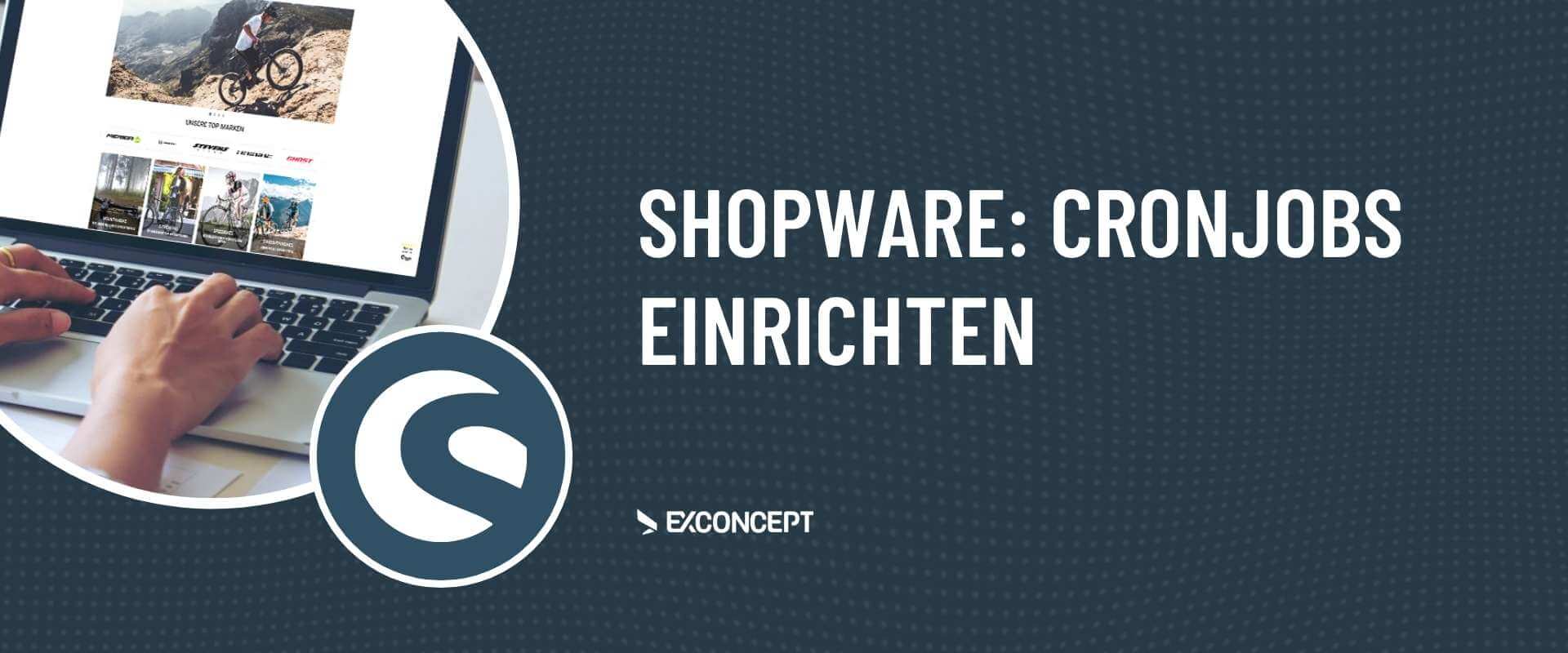 Shopware Cronjobs Bild, Shopware-Icon und Artikeltitel
