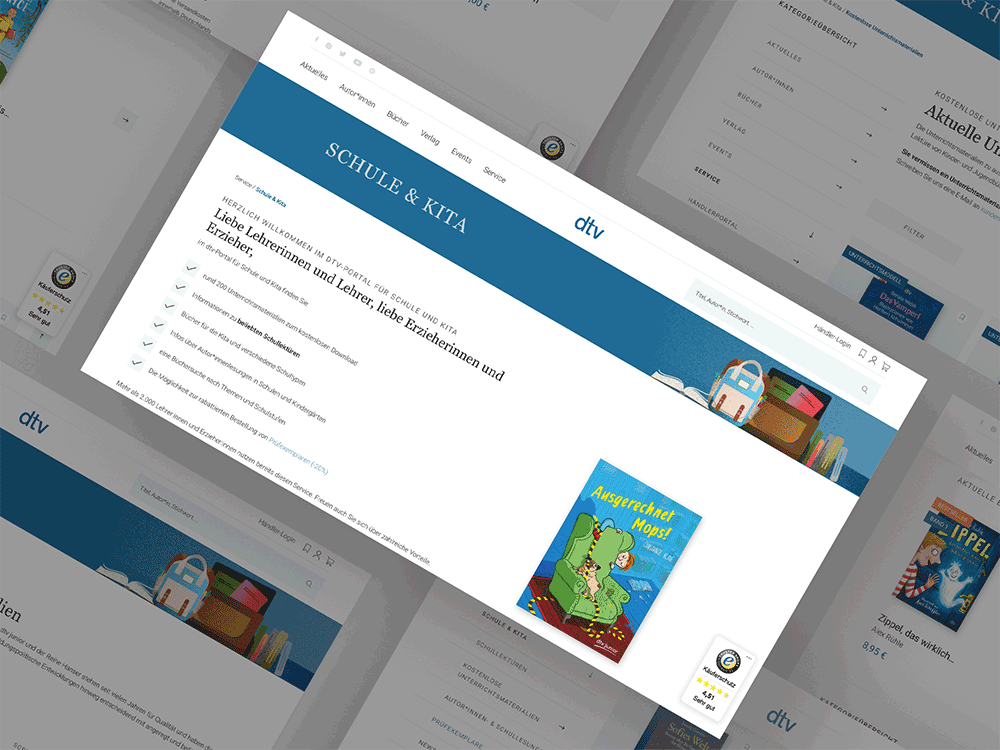 dtv-lehrerportal dtv Ansicht Lehrerportal im Online-Shop